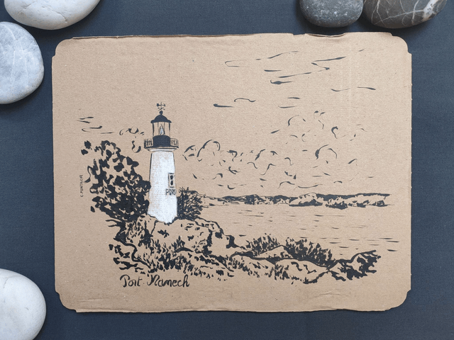 Le phare de Port Manec'h à Névez