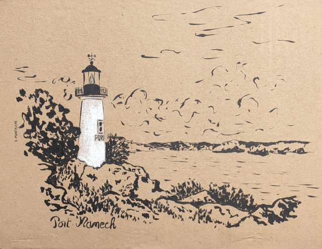 Le phare de Port Manec'h à Névez
