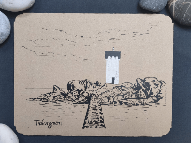 Le feu de la pointe de Trévignon à Trégunc