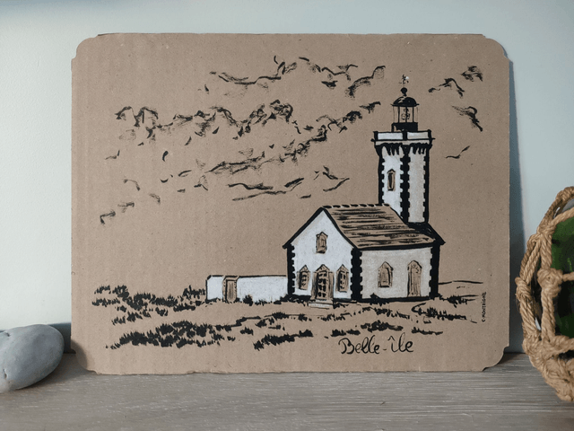 Le phare des Poulains à Belle-Île-en-Mer