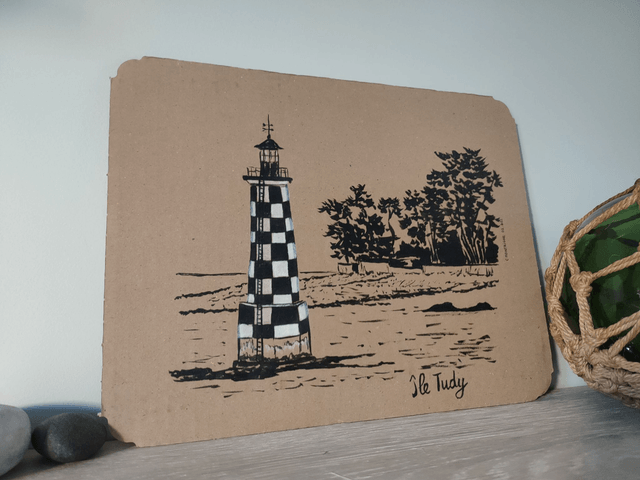 Le phare de la Perdrix à l'Île-Tudy
