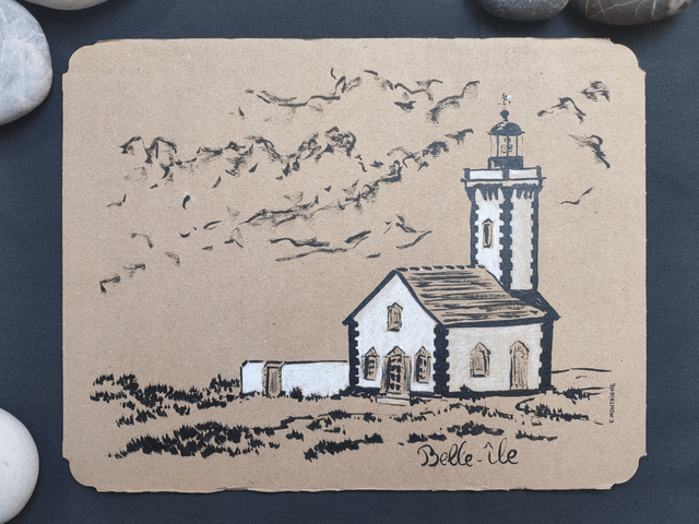 Le phare des Poulains à Belle-Île-en-Mer