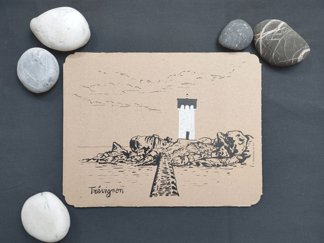 Le feu de la pointe de Trévignon à Trégunc