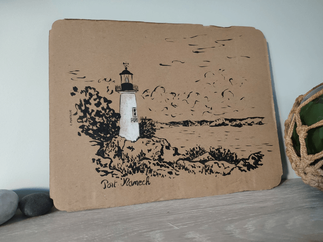 Le phare de Port Manec'h à Névez