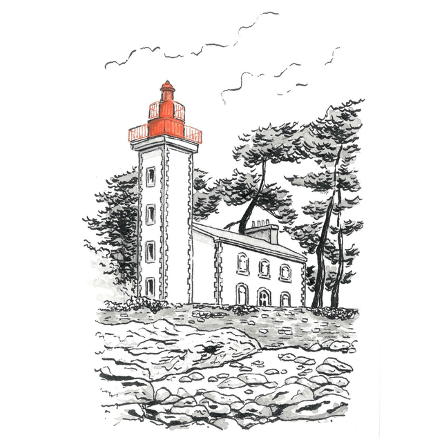 5 Cartes - Le phare de Sainte-Marine