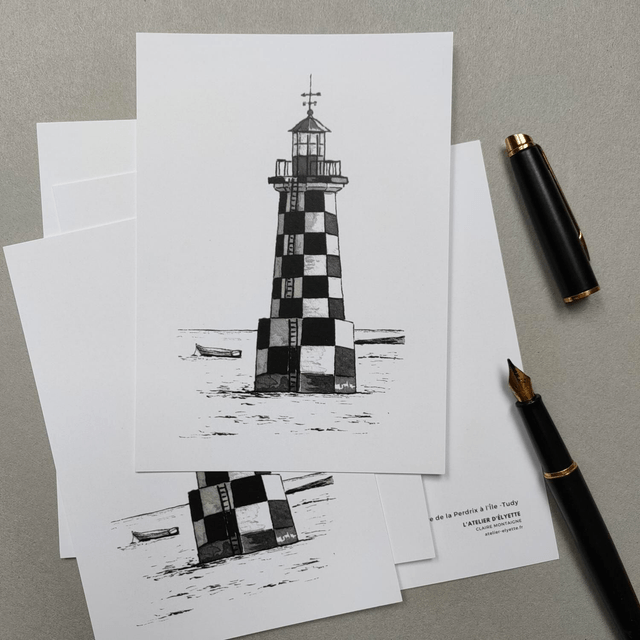 5 cartes - Phare de la Perdrix 