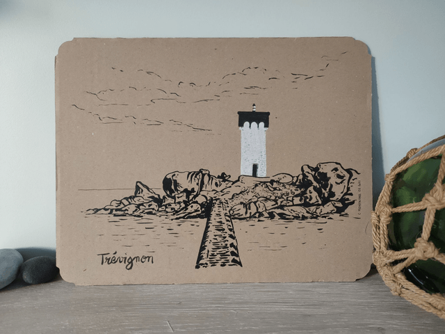 Le feu de la pointe de Trévignon à Trégunc