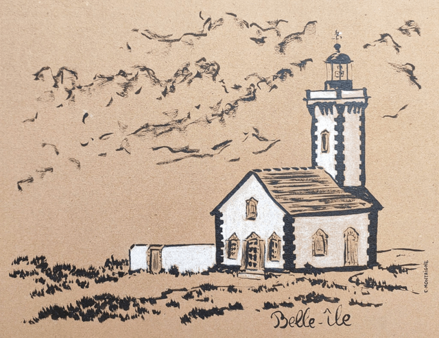 Le phare des Poulains à Belle-Île-en-Mer