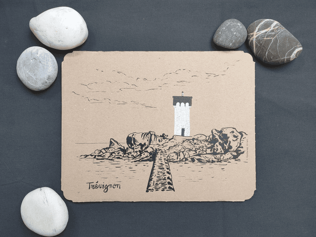 Le feu de la pointe de Trévignon à Trégunc