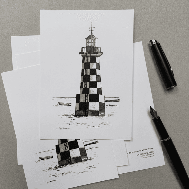 5 cartes - Phare de la Perdrix 